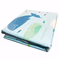 ست کاور لحاف لولی لایوینگ یک نفره 2 تکه Whale