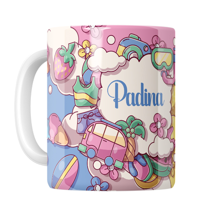 ماگ رژارت مدل اسم پادینا