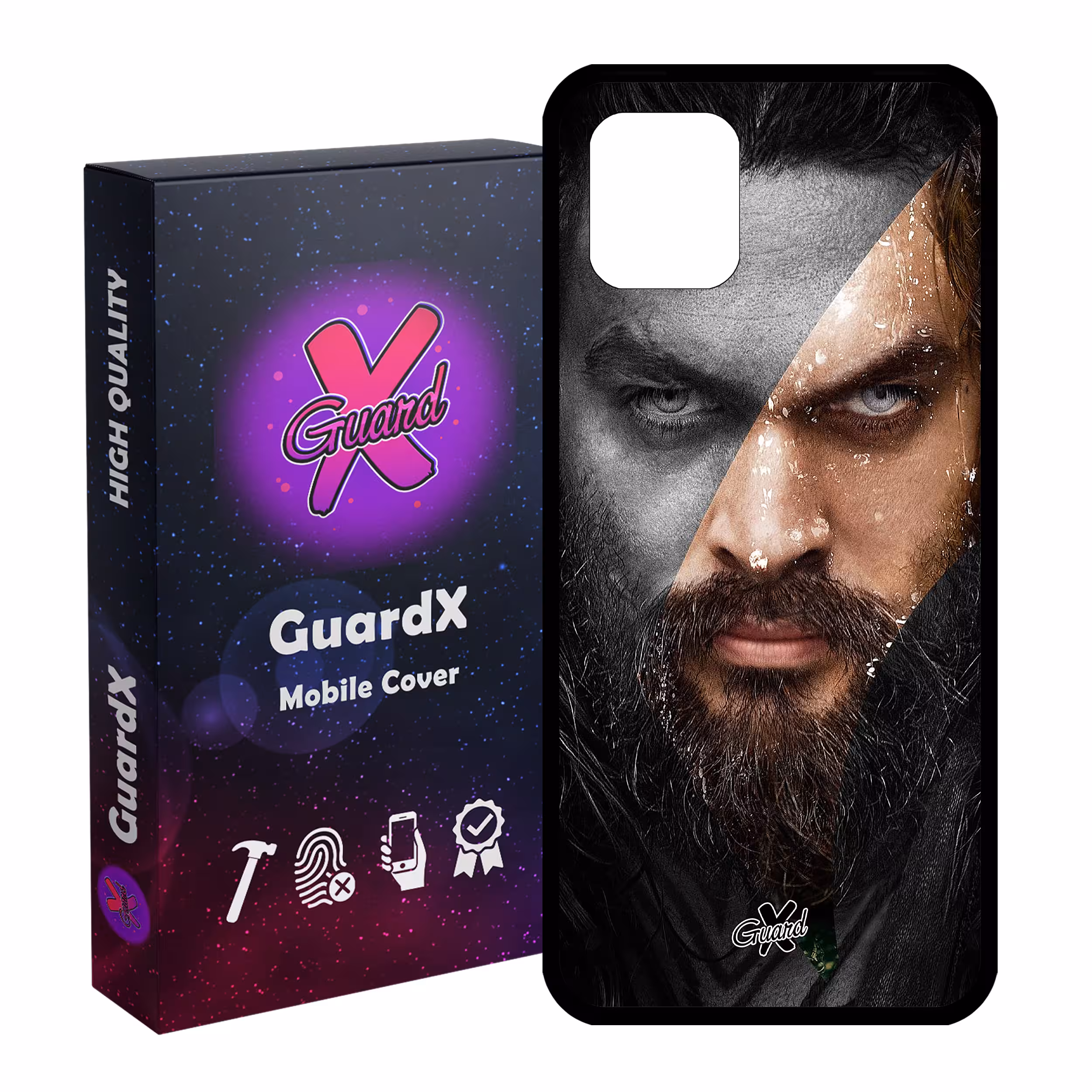کاور گارد ایکس طرح Aqua Man مدل Glass10362 مناسب برای گوشی موبایل سامسونگ Galaxy Note 10 Lite / A81