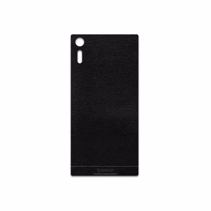 برچسب پوششی ماهوت مدل Black-Leather مناسب برای گوشی موبایل سونی Xperia XZ