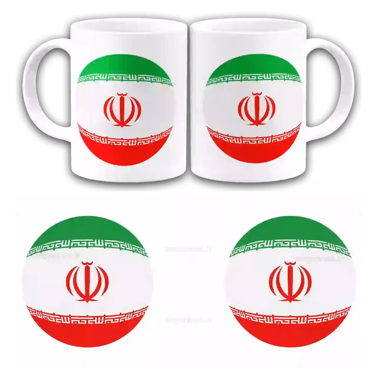 ماگ پرچم ایران مدل  AE2