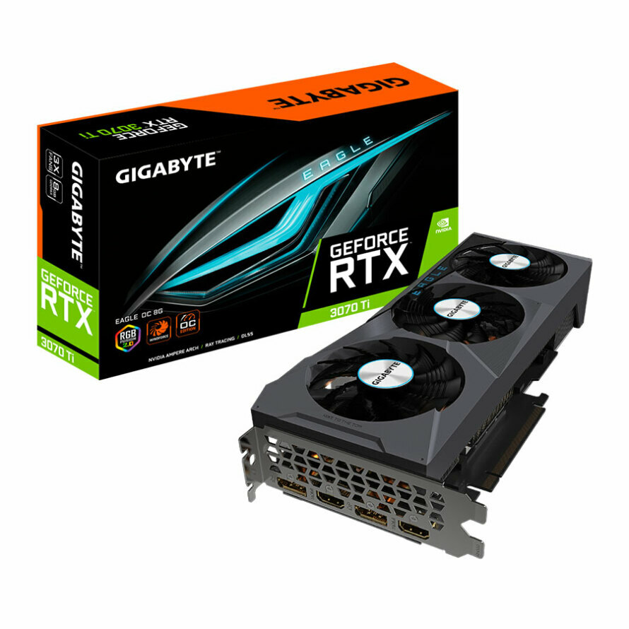 کارت گرافیک گیگابایت GeForce RTX 3070 Ti EAGLE OC 8G