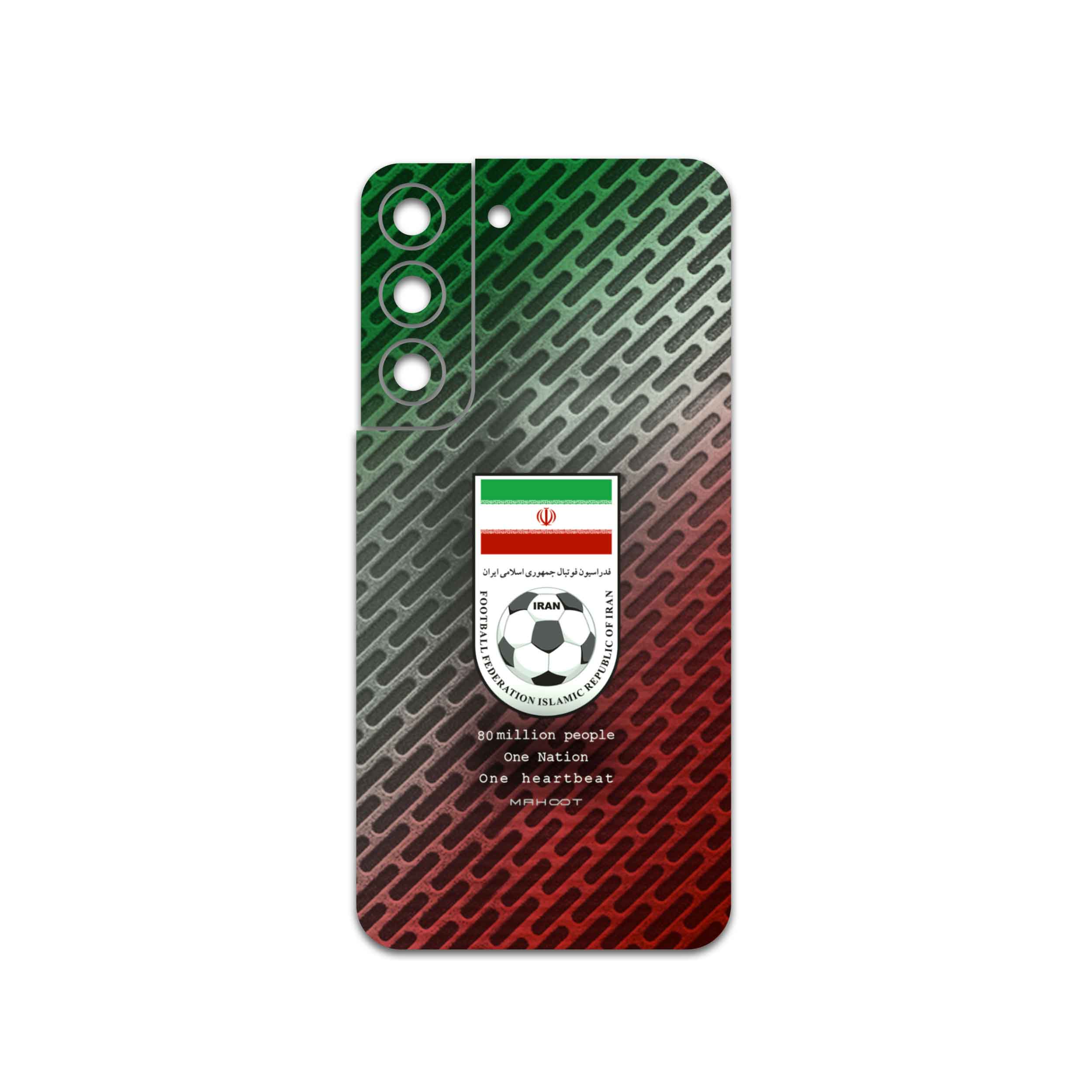 برچسب پوششی ماهوت مدل Iran-National-Football-Team مناسب برای گوشی موبایل سامسونگ Galaxy S22 5G