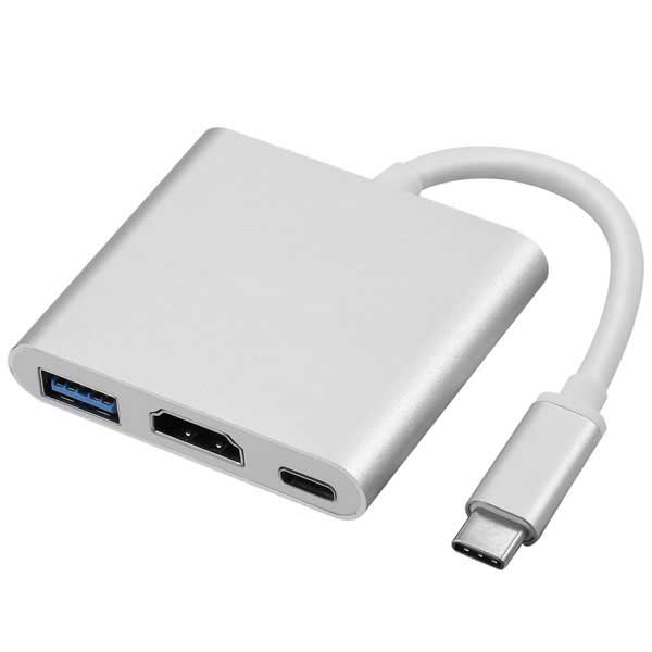 تبدیل TYPE C TO HDMI & USB3.0