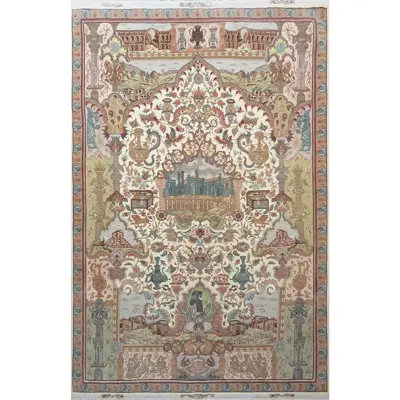 فرش دستبافت شش متری مدل نامی تبریز کد 903