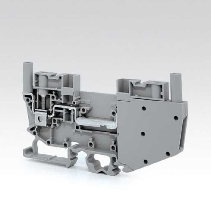 ترمینال ریلی سری پیچی قطع شونده ثابت سایز 6 مدل RTT6