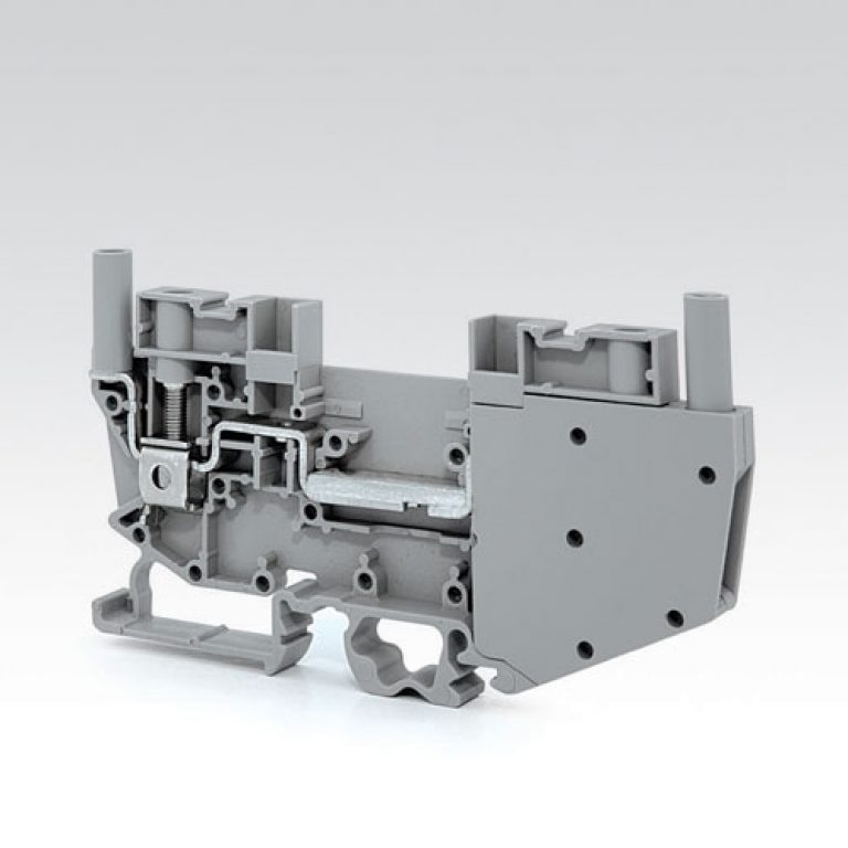 ترمینال ریلی سری پیچی قطع شونده ثابت سایز 6 مدل RTT6