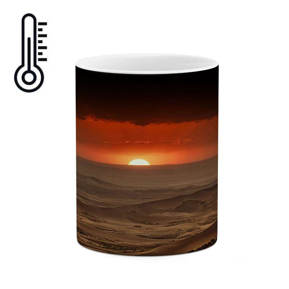 ماگ حرارتی کاکتی طرح غروب مدل mgh14748