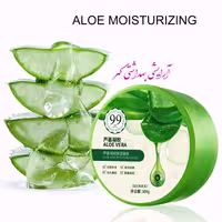 ژل آبرسان کاسه ای آلوئه ورا 99 درصد سیمئو (SEOMOU) حجم 300 گرم