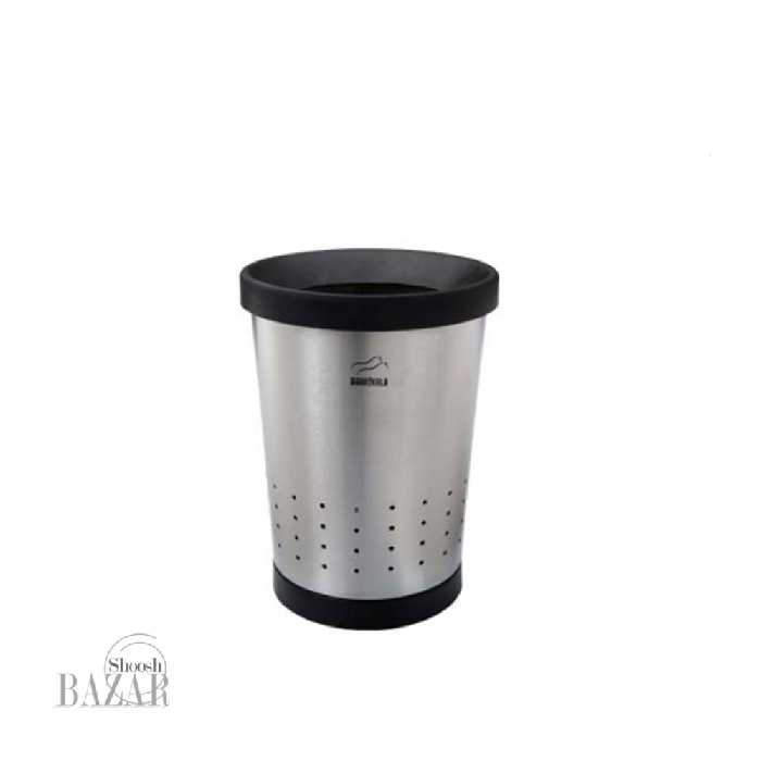 سطل زباله روزنامه استیل مشکی بهازکالا 16172028