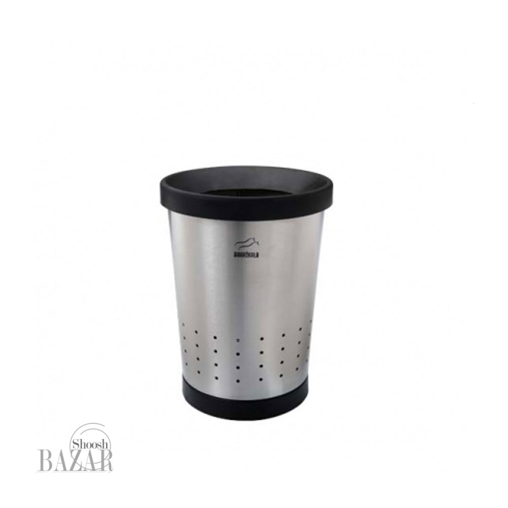 سطل زباله روزنامه استیل مشکی بهازکالا 16172028