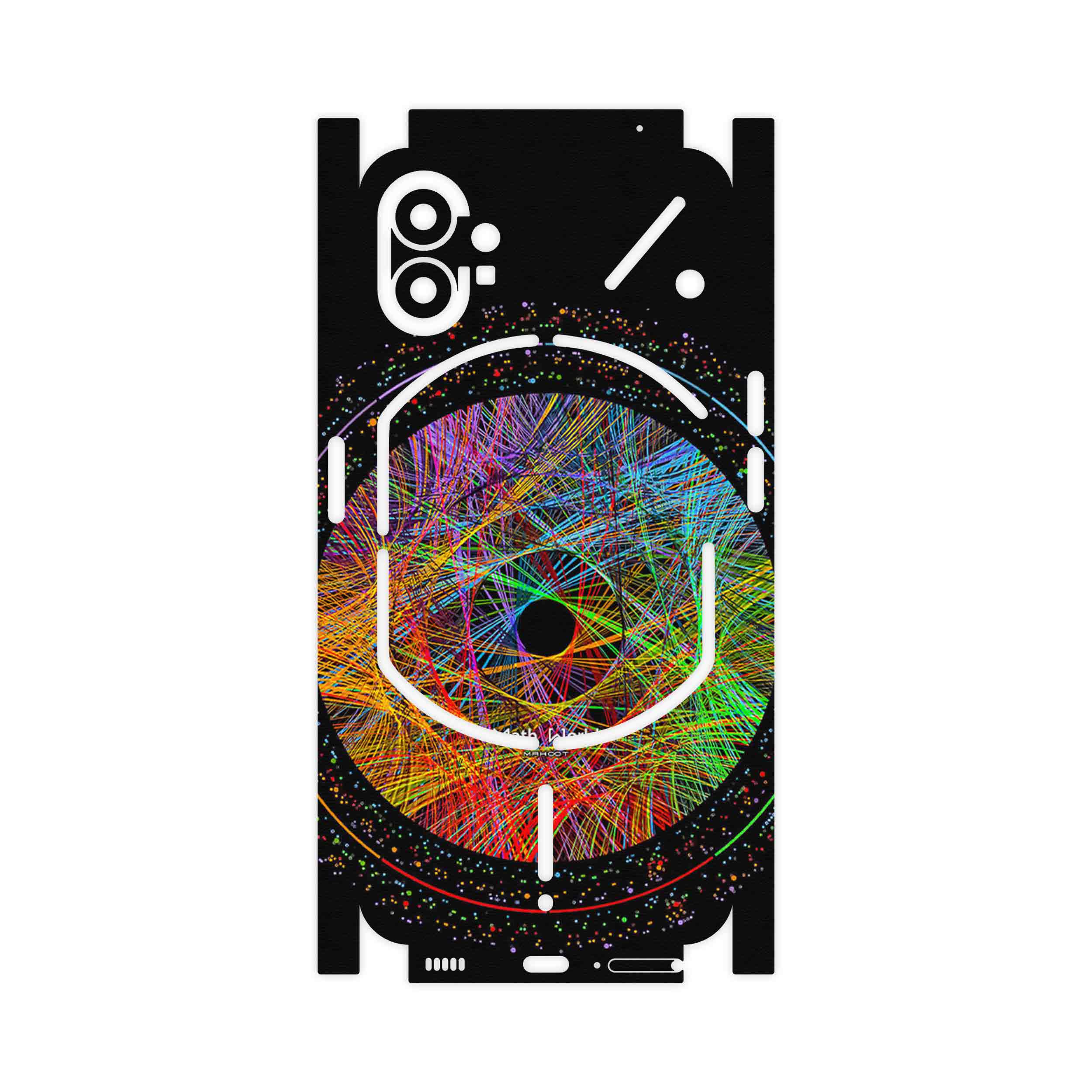 برچسب پوششی ماهوت مدل Mathematical Geometric Shape 2-FullSkin مناسب برای گوشی موبایل ناتینگ Phone 1
