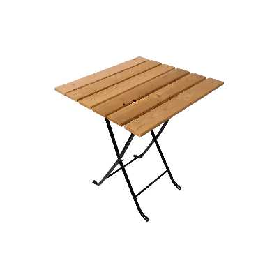 میز و صندلی سفری مدل تاشو چوبی کد 2060