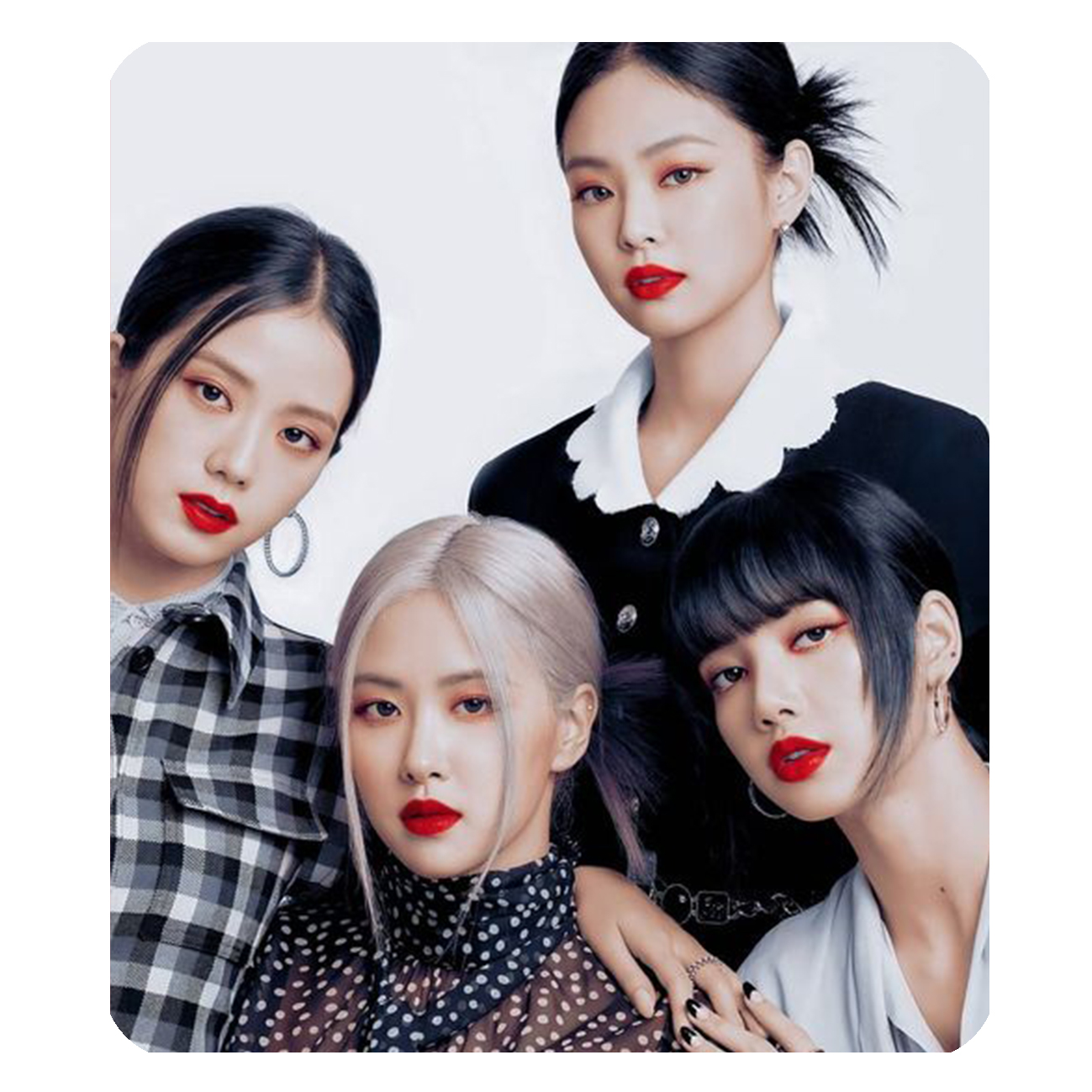 ماوس پد طرح گروه موسیقی بلک پینک کد 120