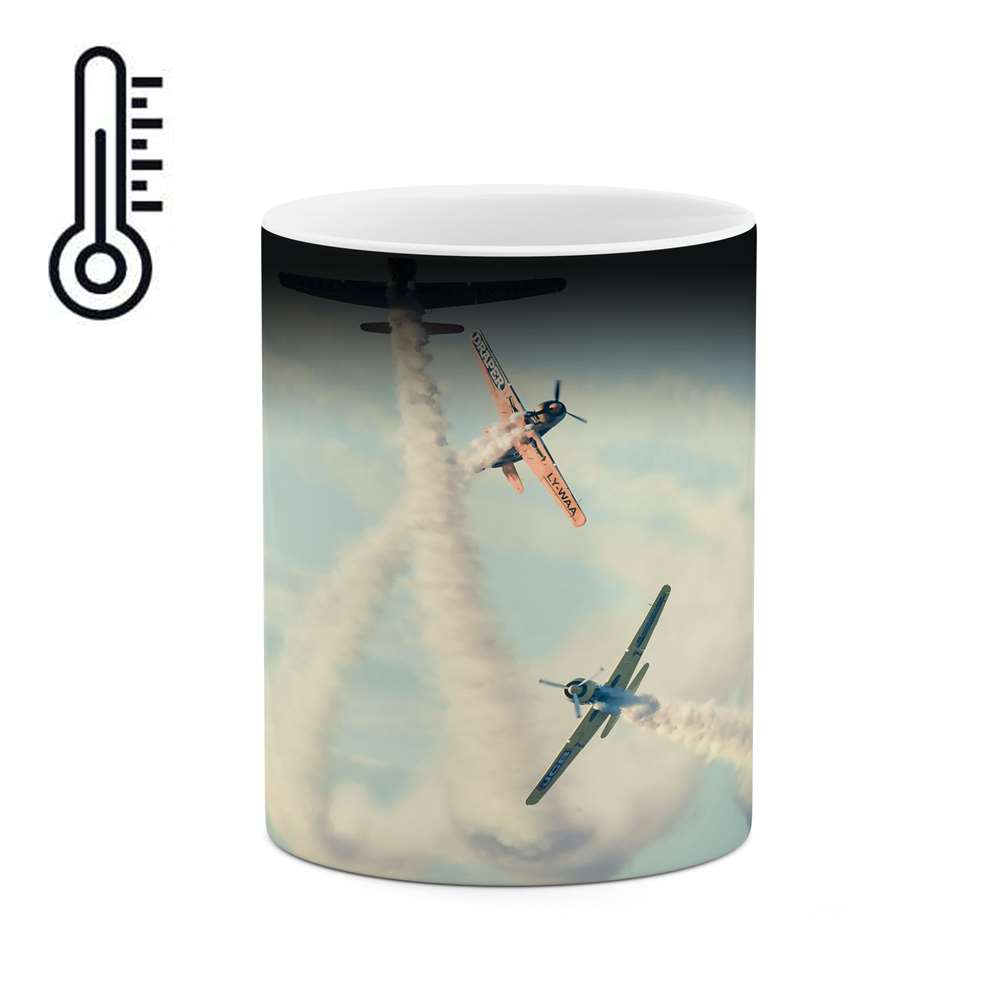 ماگ حرارتی طرح هواپیمای جنگی مدل mgph10728