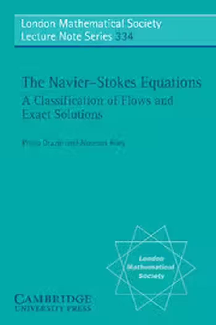 خرید و دانلود نسخه کامل کتاب The Navier-Stokes Equations A Classification of Flows and Exact Solutions - Pdf