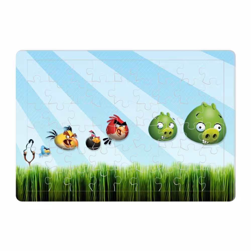 پازل 54 تکه طرح Angry Birds مدل P116