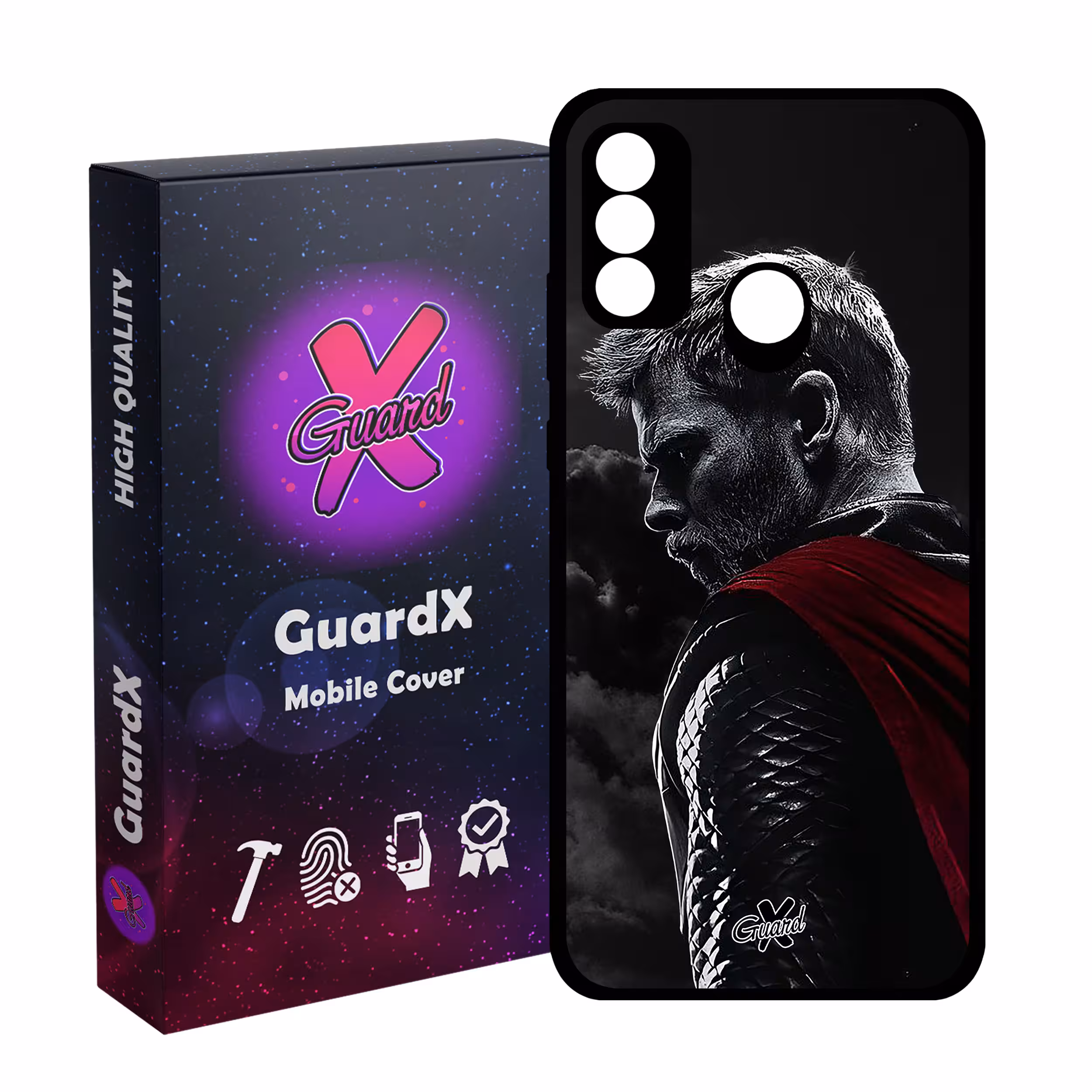 کاور گارد ایکس طرح Thor مدل Glass10417 مناسب برای گوشی موبایل هوآوی P Smart 2020