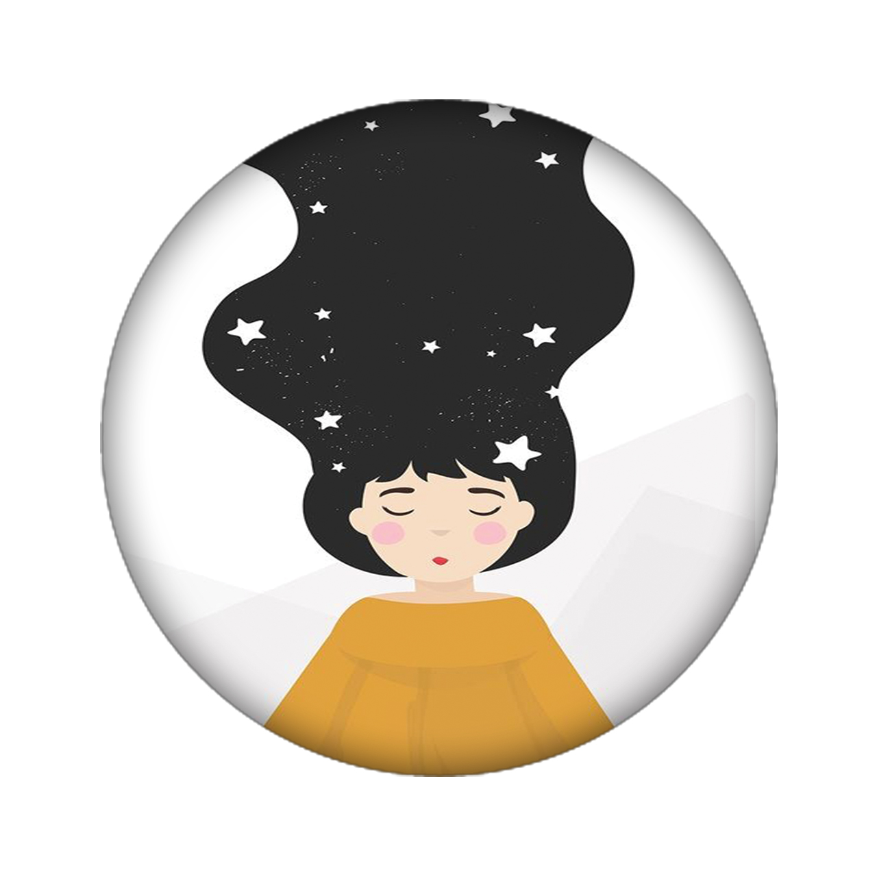 زیر لیوانی مدل دختر کد 709