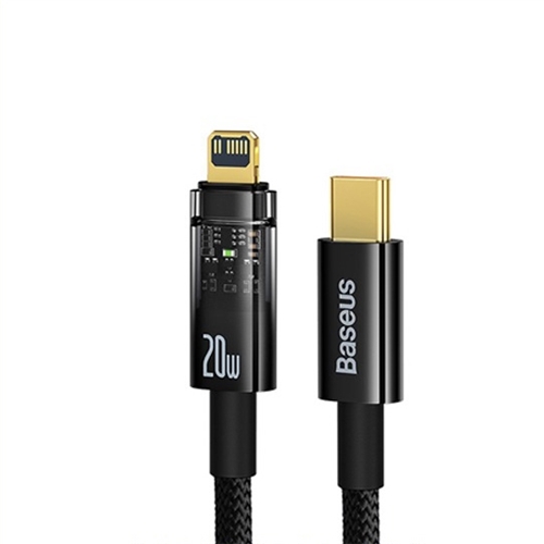 کابل لایتنینگ به تایپ سی هوشمند بیسوس 2 متر Baseus PD CATS000101 Explorer