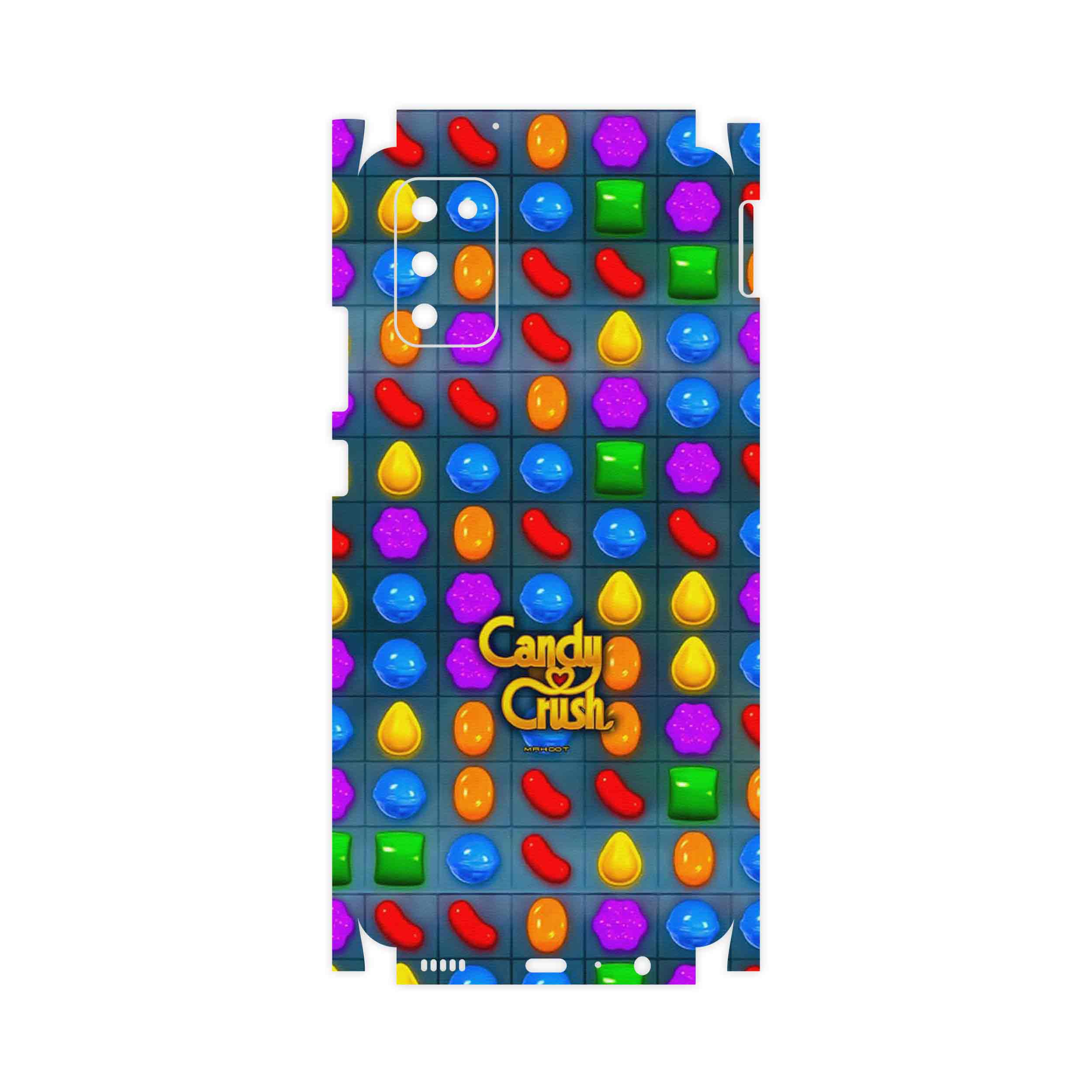 برچسب پوششی ماهوت مدل Candy Crush Game Series-FullSkin مناسب برای گوشی موبایل سامسونگ Galaxy A02S