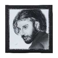 تابلو نقاشی سیاه قلم مدل هنرمند خاطره ساز ناصر عبدالهی کد 6