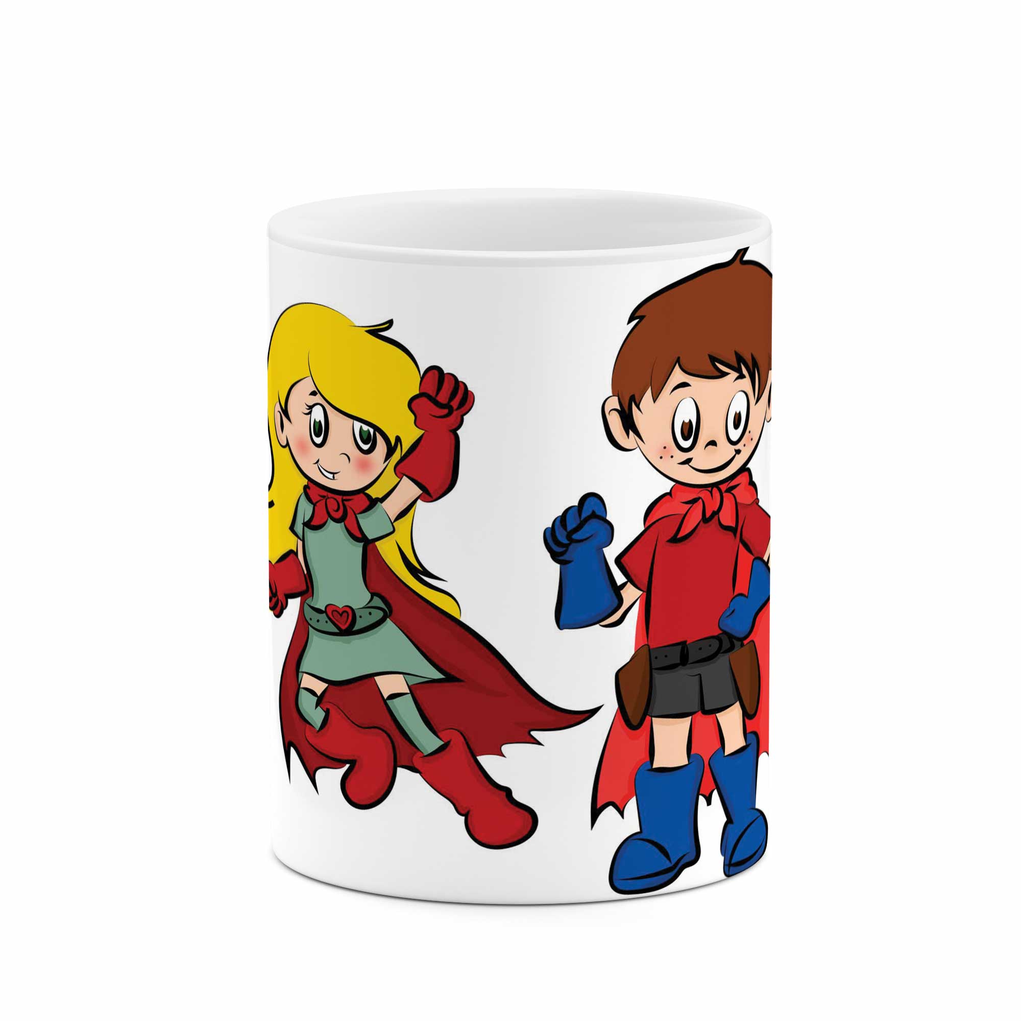 ماگ طرح دختر و پسر کارتونی مدل mu00656