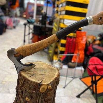 تبر 60سانتی برند ارسلان با تیغه T4 دسته چرم