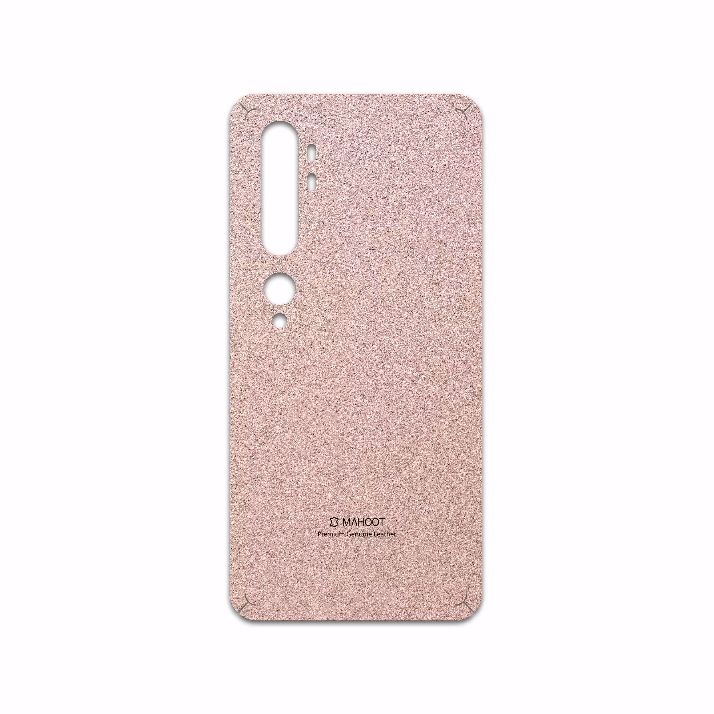 برچسب پوششی ماهوت مدل Rose Gold Leather مناسب برای گوشی موبایل شیائومی Mi Note 10 Pro