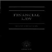 خرید و دانلود نسخه کامل کتاب Financial Law BY Benjamin - Pdf