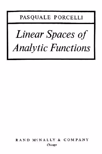خرید و دانلود نسخه کامل کتاب Linear spaces of analytic functions