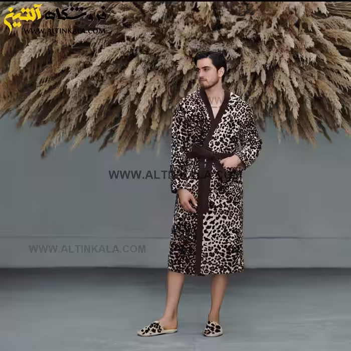 حوله تنپوش رزیتکس مدل لئوپارد نسکافه ای سایز 125