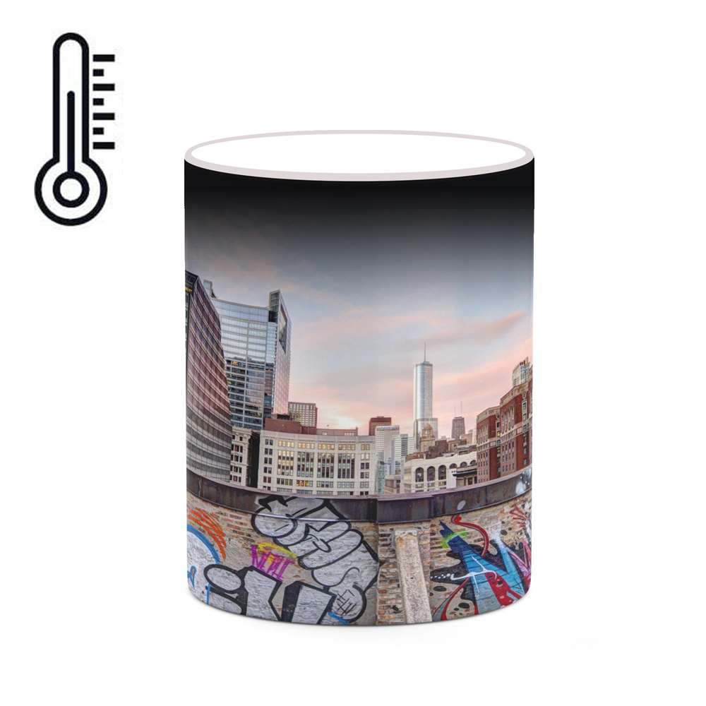 ماگ حرارتی کاکتی طرح Grafiti مدل mgh20452