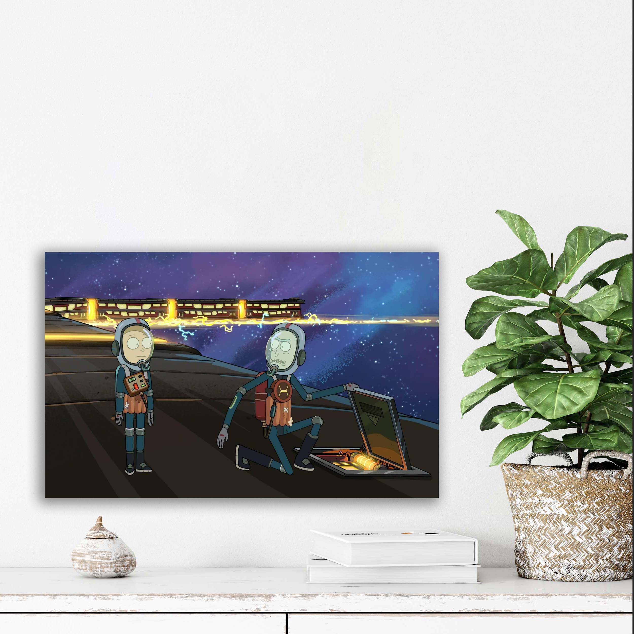 تابلو شاسی آتریسا مدل ریک اند مورتی Rick and Morty