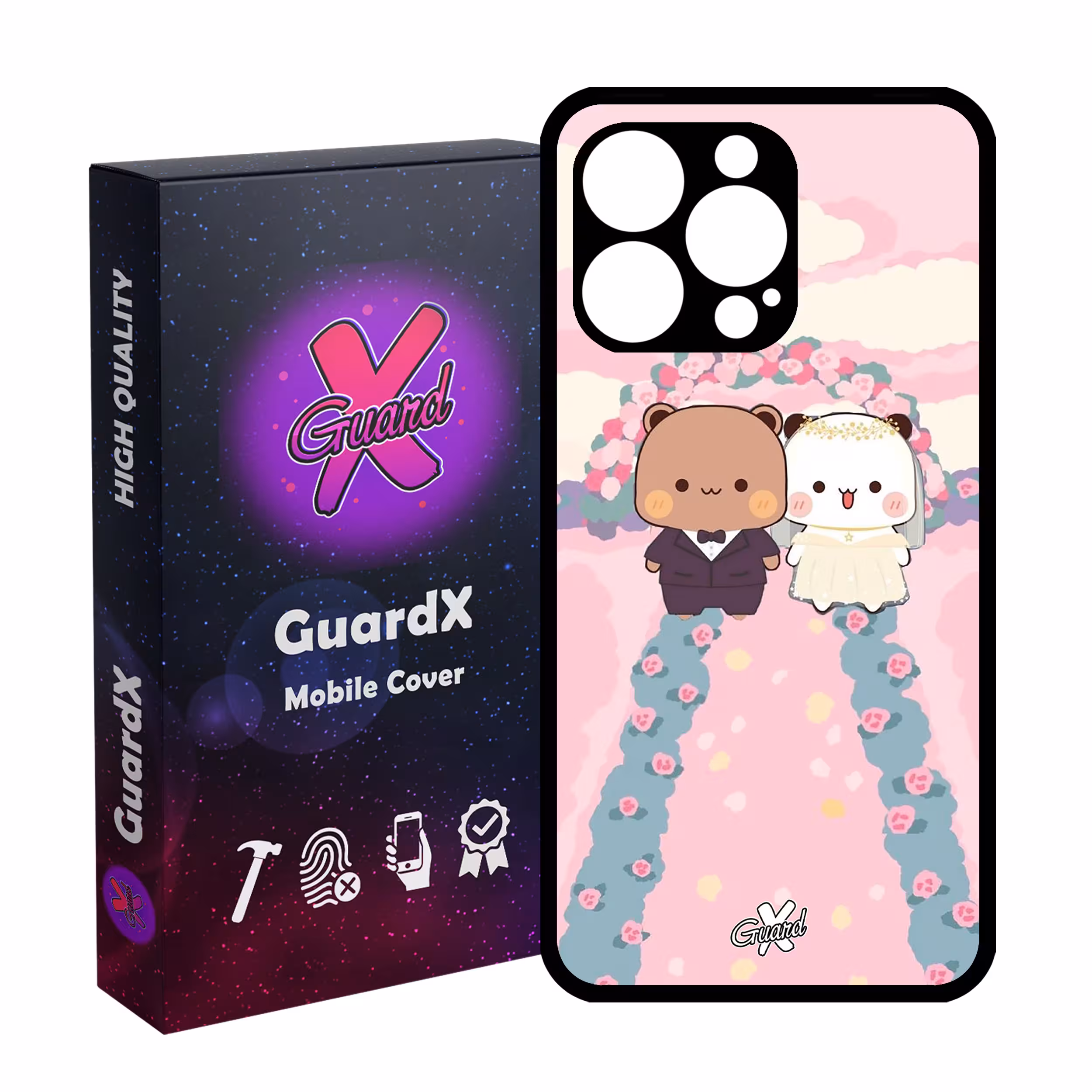 کاور گارد ایکس طرح Pet مدل Glass10314 مناسب برای گوشی موبایل اپل iPhone 13 Pro