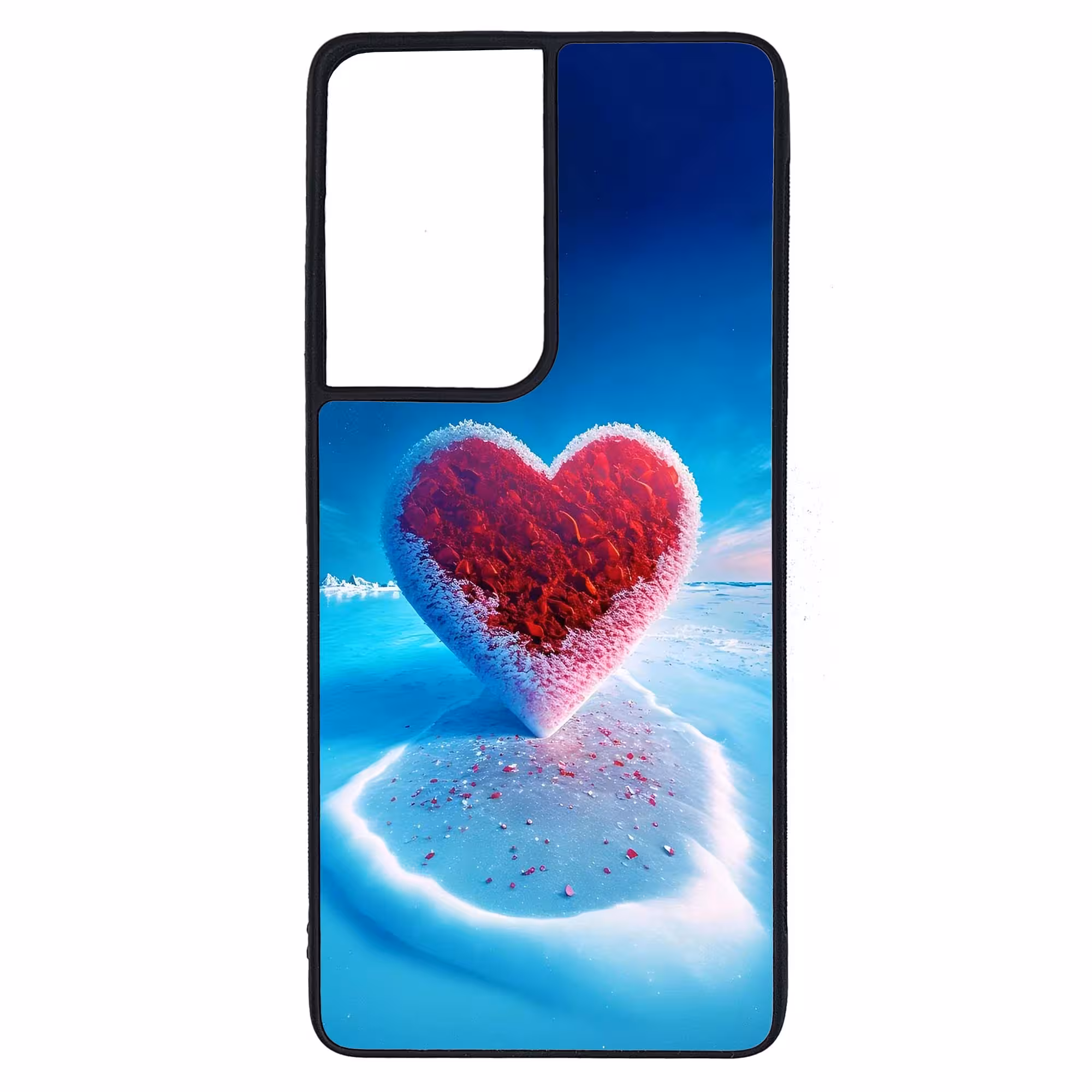 کاور طرح قلبی کد G-030 مناسب برای گوشی موبایل سامسونگ Galaxy S21 Ultra | دیجی قاب دونی
