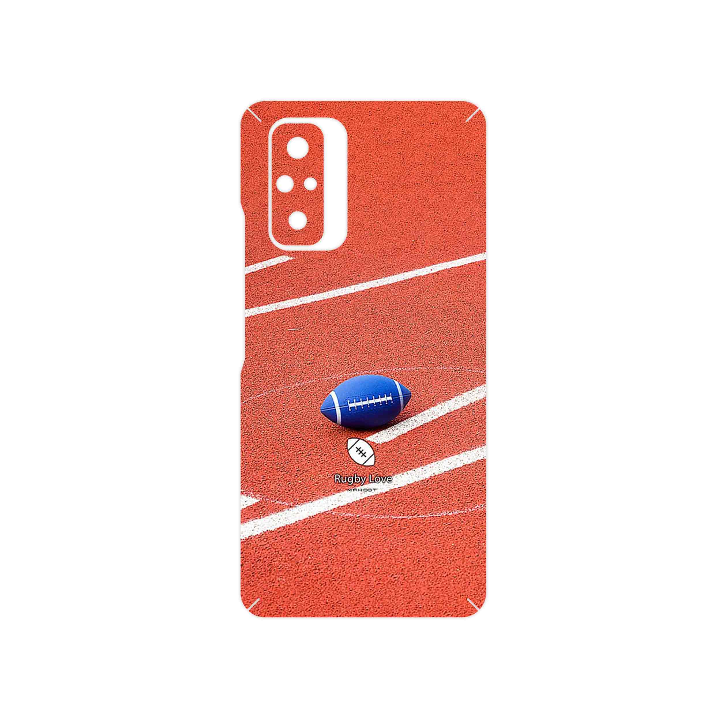 برچسب پوششی ماهوت مدل Rugby football مناسب برای گوشی موبایل شیائومی Redmi Note 10 Pro