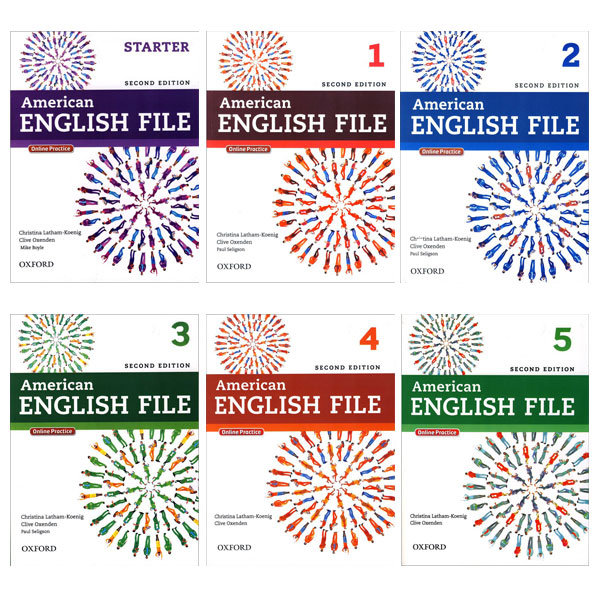 کتاب American English File Book Series اثر Mike Boyle انتشارات Oxford شش جلدی