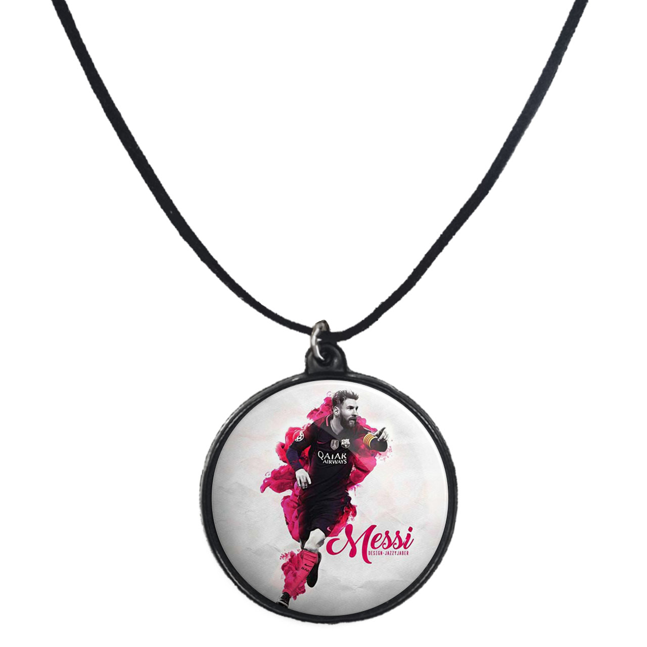 گردنبند پرمانه طرح مسی کد pmb.8743 مدل دو طرفه