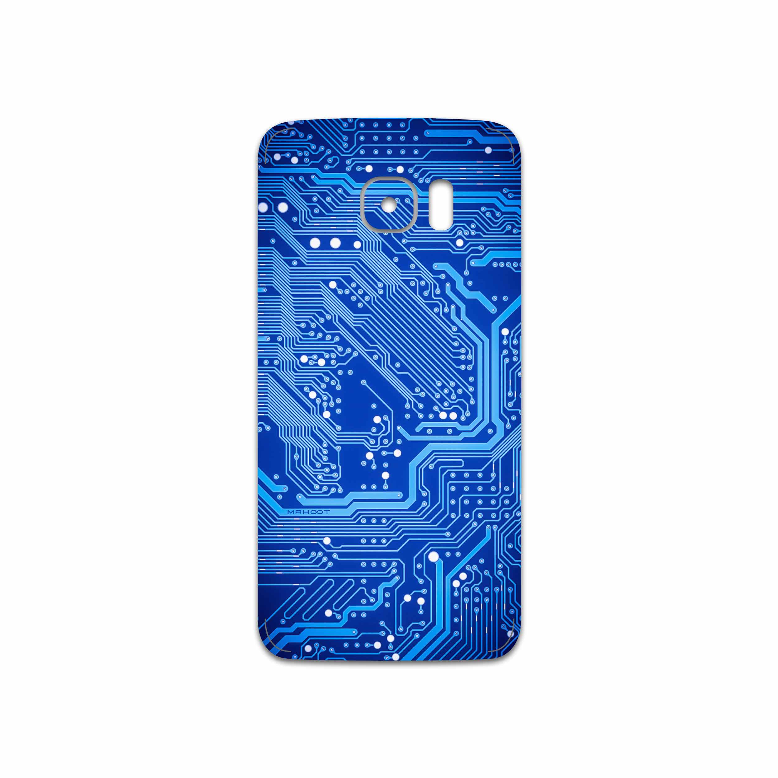 برچسب پوششی ماهوت مدل Blue Printed Circuit Board مناسب برای گوشی موبایل سامسونگ Galaxy S7 Edge