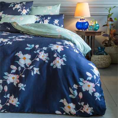 سرویس ملحفه لایکو مدل گل نسا  کد 90 یک نفره چهار تکه