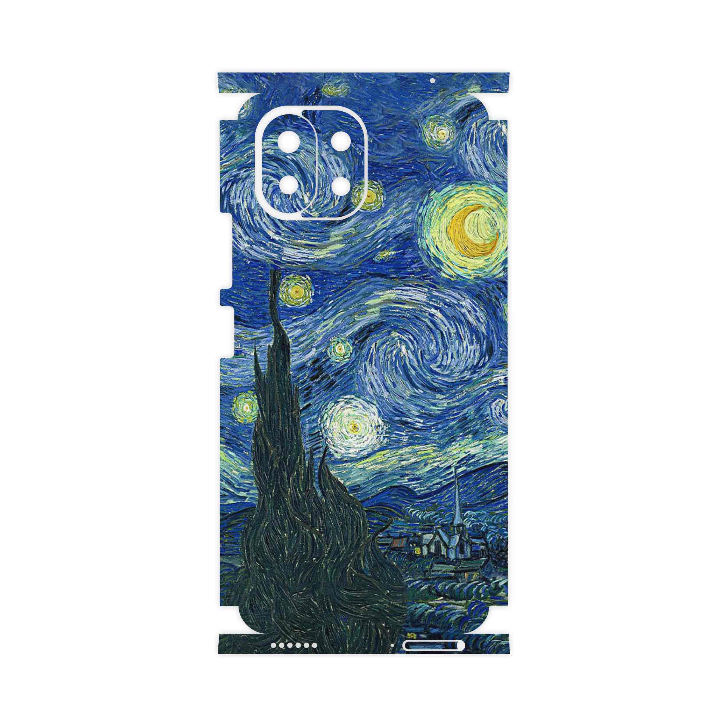 برچسب پوششی ماهوت مدل The Starry Night of van Gogh-FullSkin مناسب برای گوشی موبایل شیائومی 11 Lite 5G NE