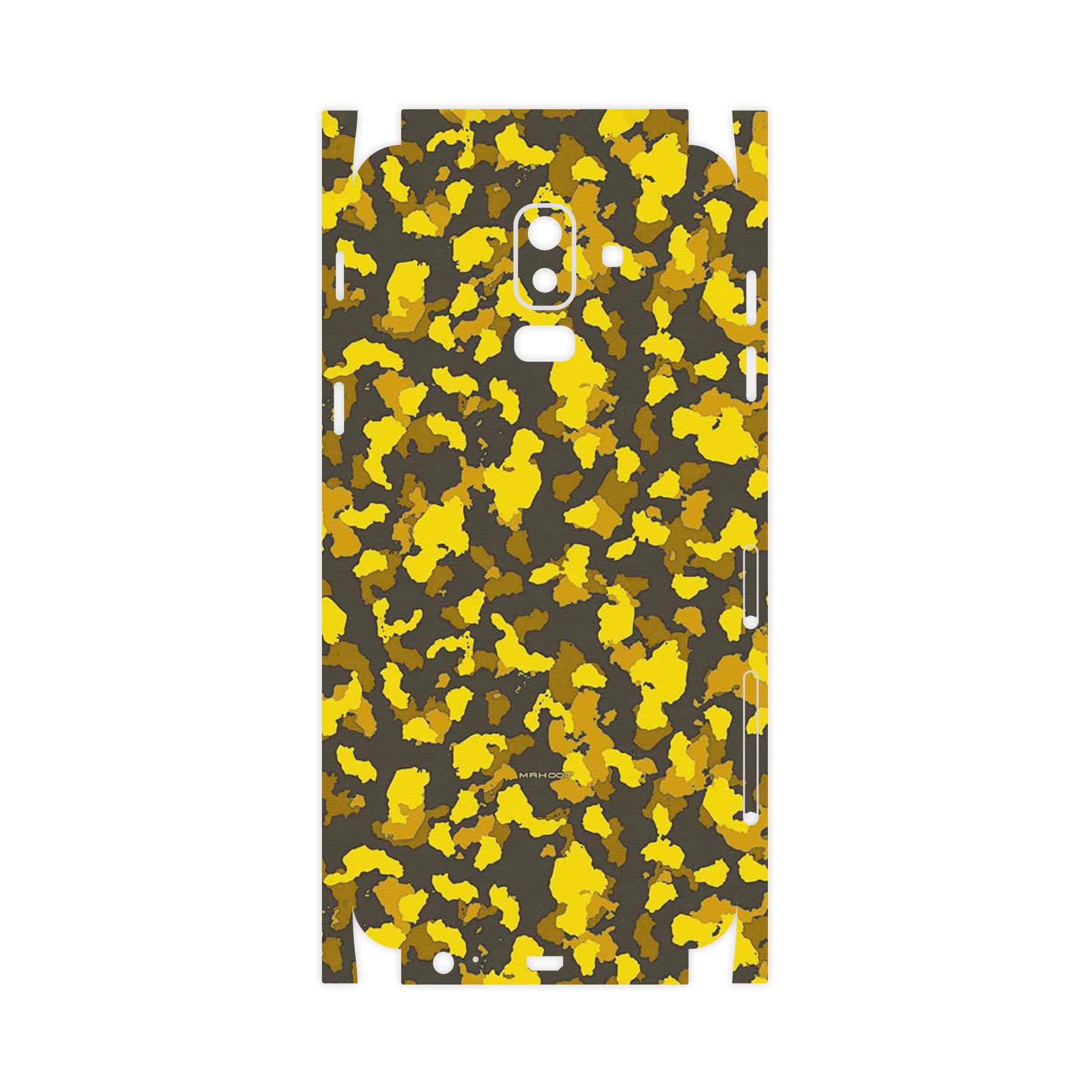 برچسب پوششی ماهوت مدل Yellow Infantry Army-FullSkin مناسب برای گوشی موبایل سامسونگ Galaxy J8