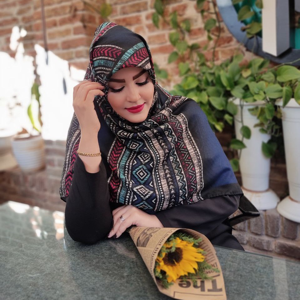 روسری نخی سوپر نخ گارزا قواره بلند مجلسی ارسال رایگان