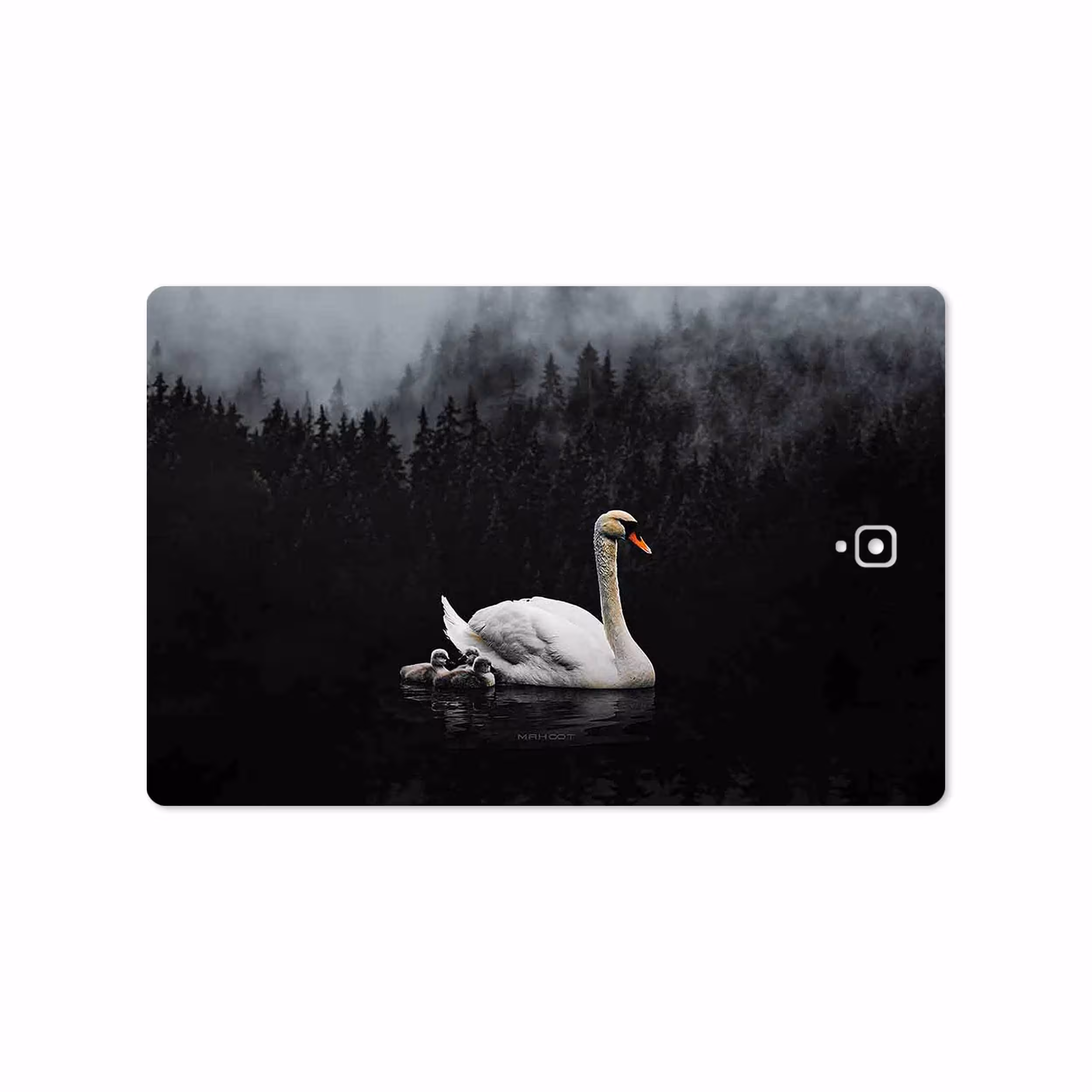 برچسب پوششی ماهوت مدل Swan Lake مناسب برای تبلت سامسونگ Galaxy Tab S3 9.7 2017 T825