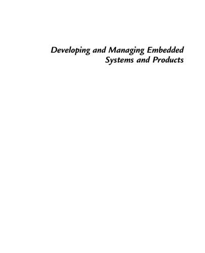 خرید و دانلود نسخه کامل کتاب Developing and Managing Embedded Systems and Products