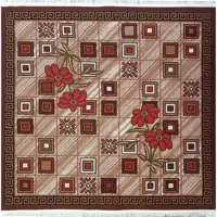 گلیم ماشینی ستاره طلایی ملت مدل 9405