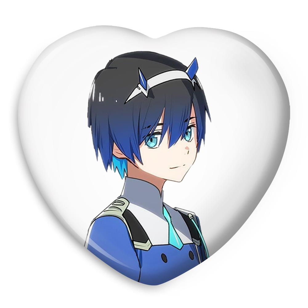 پیکسل خندالو طرح هیرو انیمه دارلینگ Darling مدل قلبی کد 10516