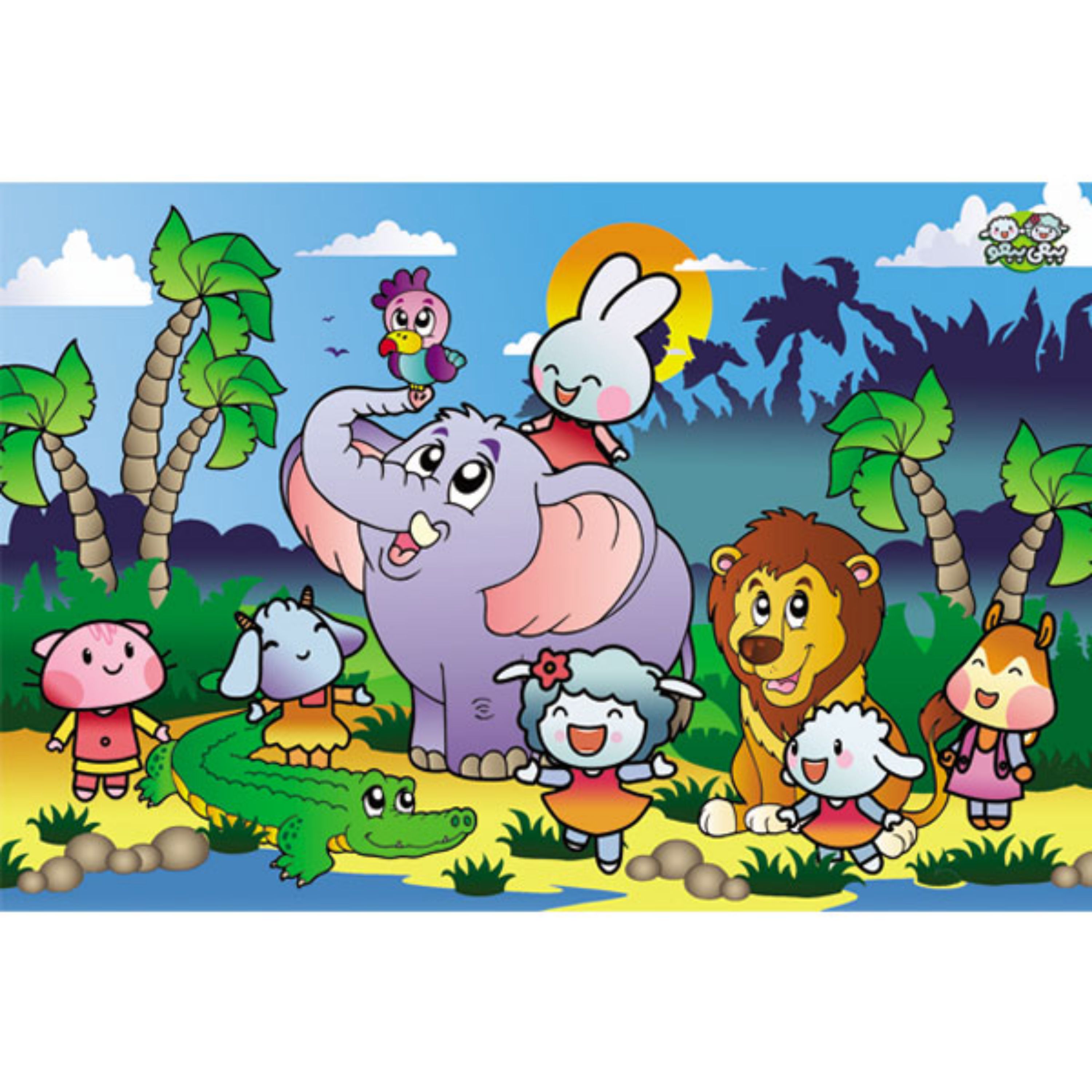 پازل 24تکه طرح ببعی ببعو در جنگل