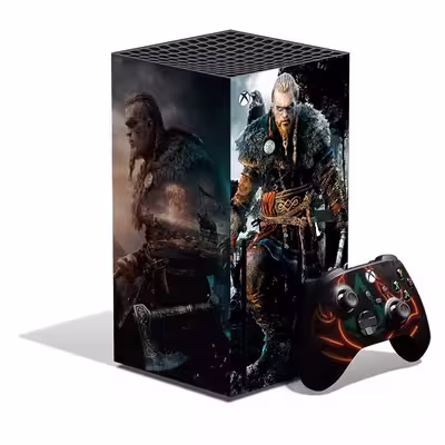 برچسب کنسول بازی Xbox series x طرح Assassin’s creed کد 3 مجموعه 5 عددی